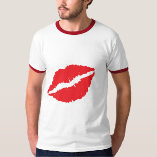 Kyssen markerar design t shirt