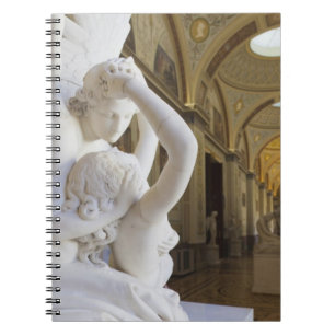 Kyssen mellan Cupid och Psyche, av Antonio Canova Anteckningsbok Med Spiral