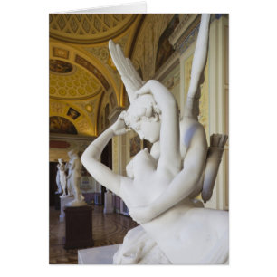 Kyssen mellan Cupid och Psyche, av Antonio Canova Hälsningskort