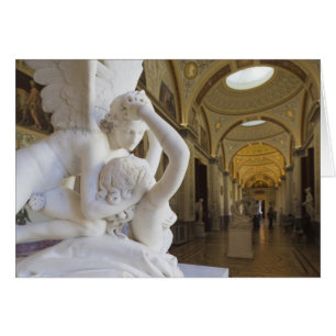 Kyssen mellan Cupid och Psyche, av Antonio Canova Hälsningskort