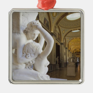 Kyssen mellan Cupid och Psyche, av Antonio Canova Julgransprydnad Metall