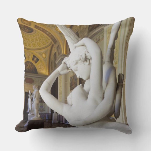 Kyssen mellan Cupid och Psyche, av Antonio Canova Kudde (Framsida)