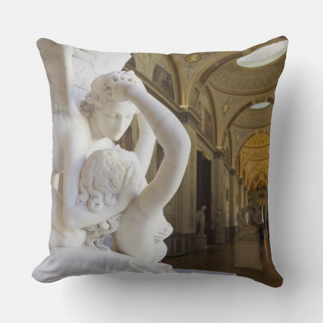 Kyssen mellan Cupid och Psyche, av Antonio Canova Kudde (Framsida)