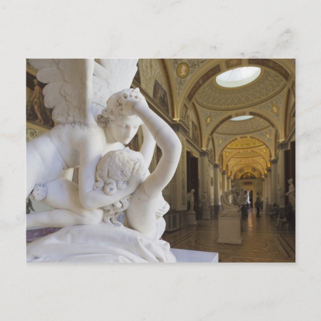 Kyssen mellan Cupid och Psyche, av Antonio Canova Vykort (Framsida)