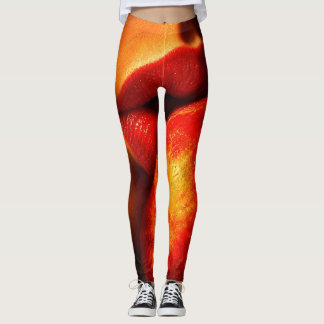 Kyssen på Nektarinen – En Intim Porträtt Leggings
