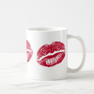 Kyssen, Röda Läppar Kaffemugg