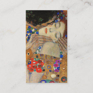 Kyssen (specificera), Gustav Klimt Visitkort