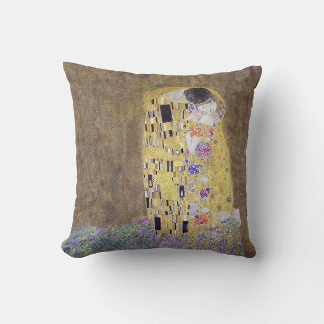 Kyssen vid den Gustav Klimt v2 amerikanen MoJo Kudde (Framsida)