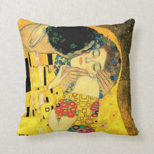 Kyssen vid Gustav Klimt konst kudder Kudde
