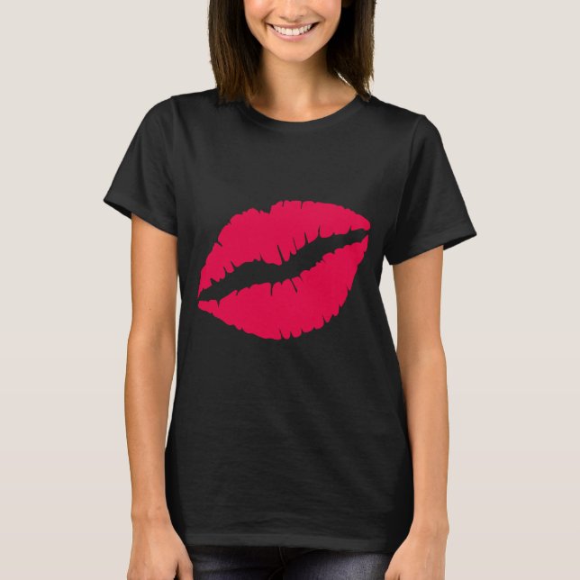 KyssläpparT-tröja T-shirt (Framsida)
