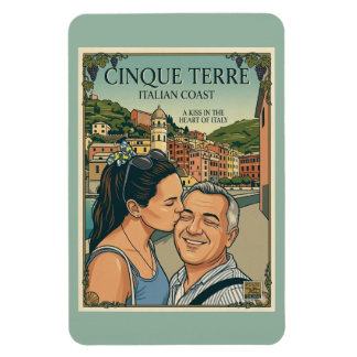 Kyssmagnet/Cinque Terre Magnet