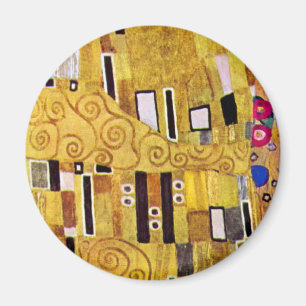 Kyssmönster av Gustav Klimt, Art Nouveau Magnet