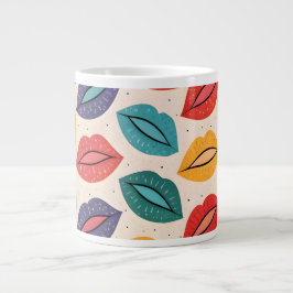 Kyssmönster Jumbo Mugg