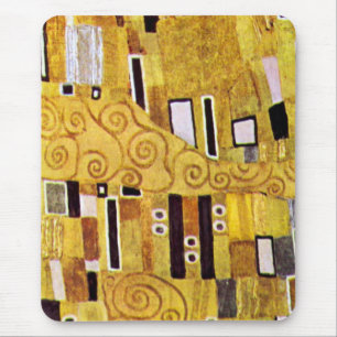 Kyssmönstret av Gustav Klimt, Art Nouveau Musmatta