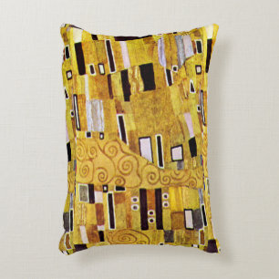 Kyssmönstret av Gustav Klimt, Art Nouveau Prydnadskudde
