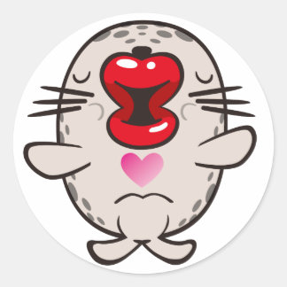 kysssäl runt klistermärke