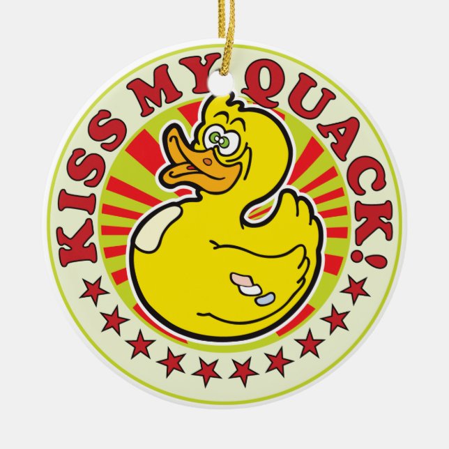 Kysssnatter R Julgransprydnad Keramik (Framsidan)