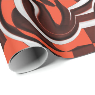 Kysste Fractals för Harley Quinns pepparmint Presentpapper