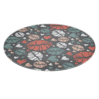 Kysstryck och hjärtamönster