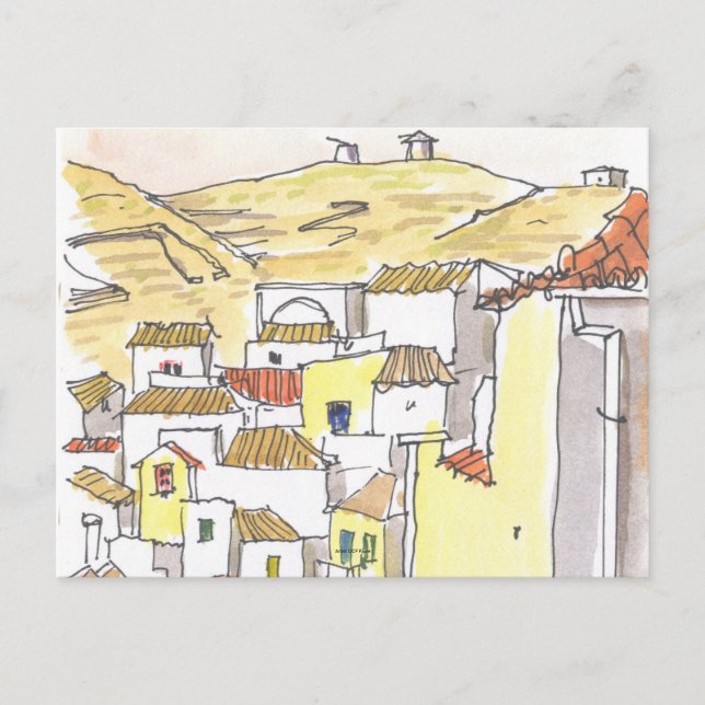 Kythnos Greece Postcard Vykort (Framsida)