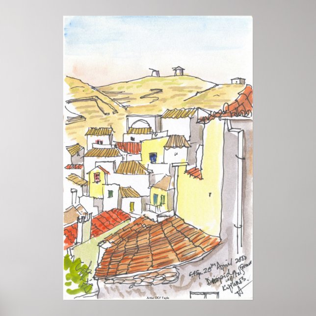 Kythnos Greece Poster (Framsidan)