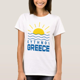 Kythnos Greece Sunshine and Sea Vågar Women's T Shirt
