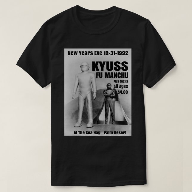 KYUSS Manchu T Shirt (Design framsida)