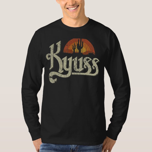 Kyuss Sunset 1987 Vintage T Shirt (Framsida)