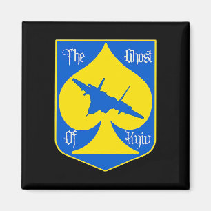 Kyvskys spöke Kiev Ukraina Essflygande pilot Magnet