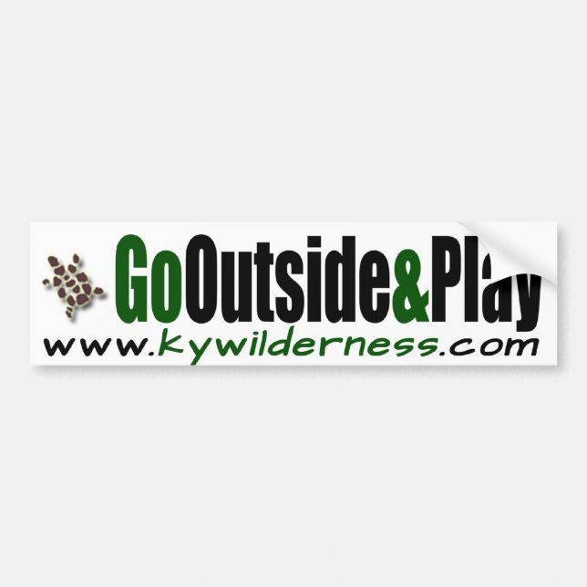 KYWilderness Gå Ut & Lek Bildekal (Framsidan)