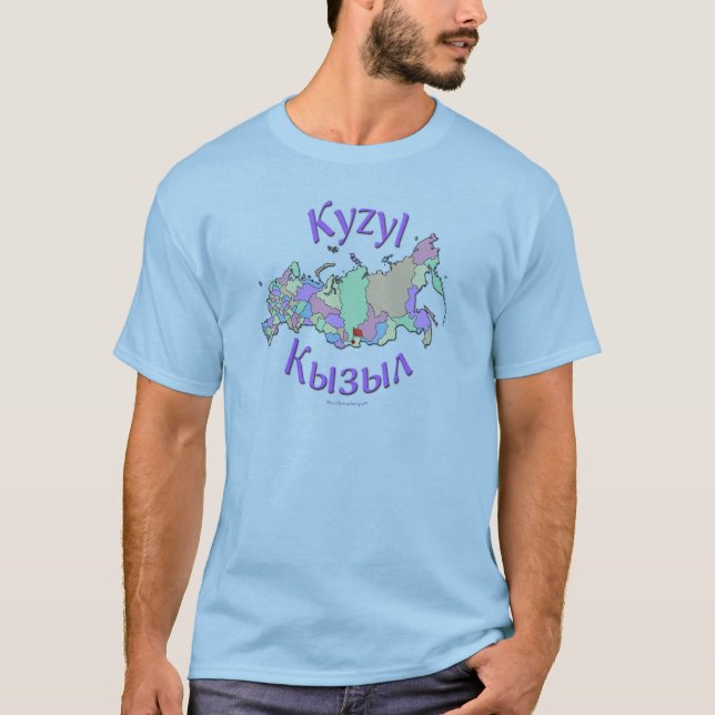 Kyzyl Ryssland Tee Shirt (Framsida)