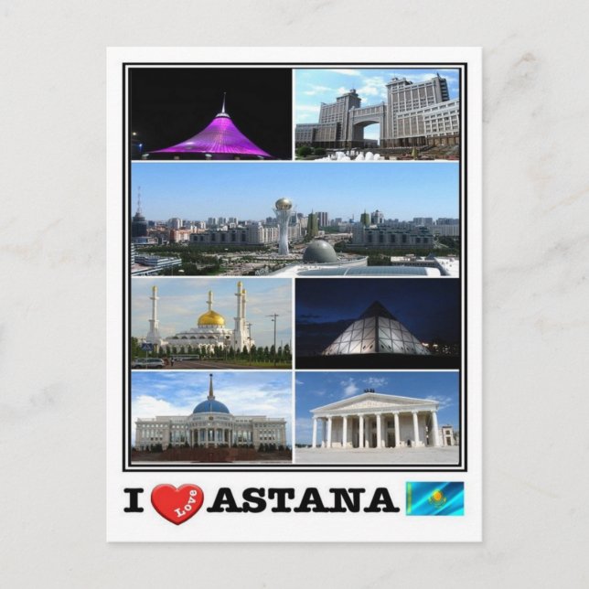 KZ Kazakstan - Astana - Vykort (Framsida)