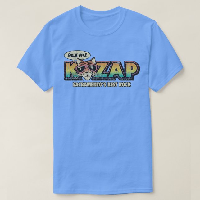 KZAP Sacramento Coola Cat 1968 T Shirt (Design framsida)
