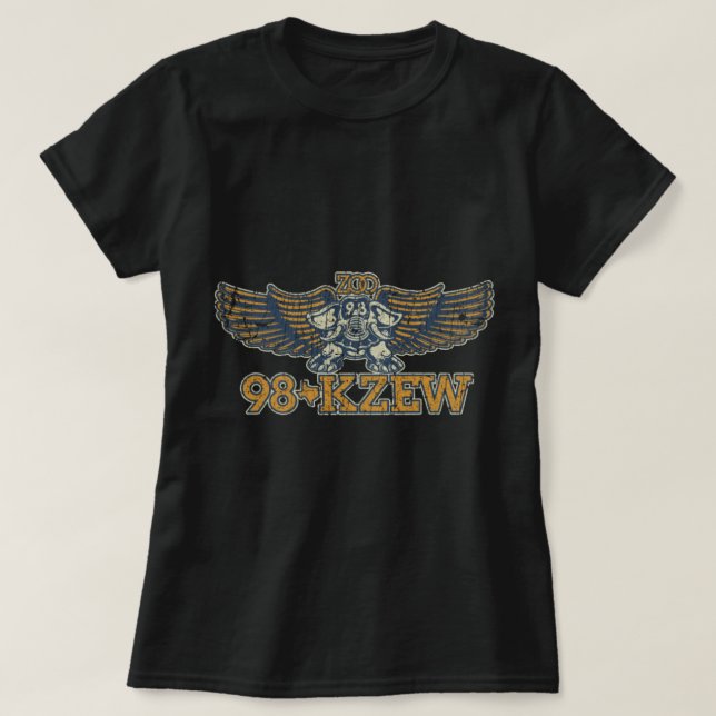 KZEW 98 Dallas 1973 T-Shirt (Design framsida)