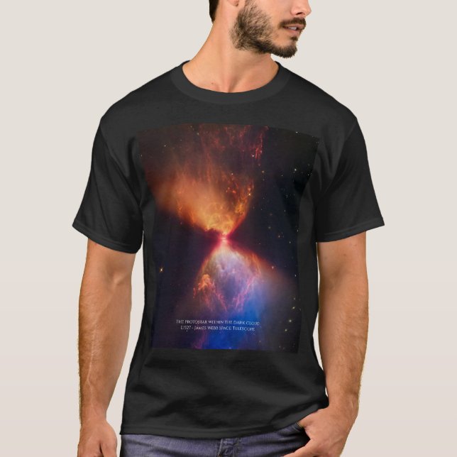 L1527 och Protostar - James Webb Space Telescope T Shirt (Framsida)