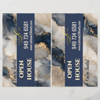 L33 Öppet hus inbjudan att anpassa Reklamblad