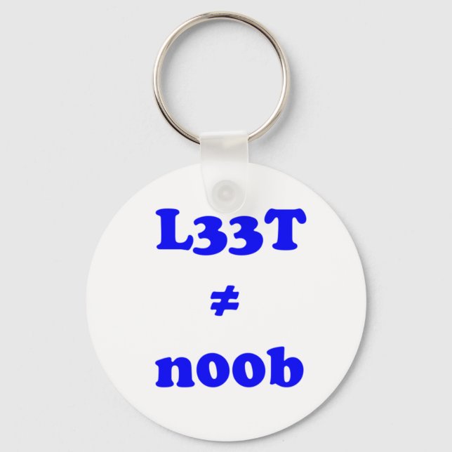 l33t, låt n00b-noob nyckelring (Framsida)