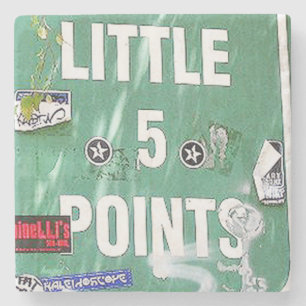 L5P. Lite 5 pekar, Atlanta, Georgia, underlägg Sten