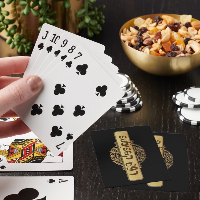 L69 DESIGNS GULD BANNER CASINOKORT (På plats)