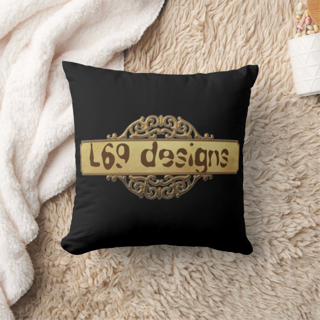 L69 DESIGNS GULD BANNER KUDDE (Filt)