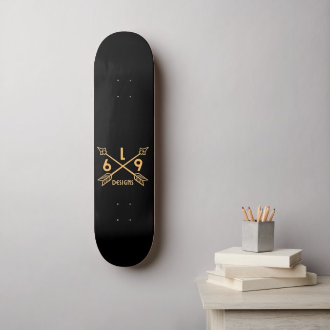 L69-KONSTRUKTIONSRADER MINI SKATEBOARD BRÄDA 18,5 CM (Väggkonst)