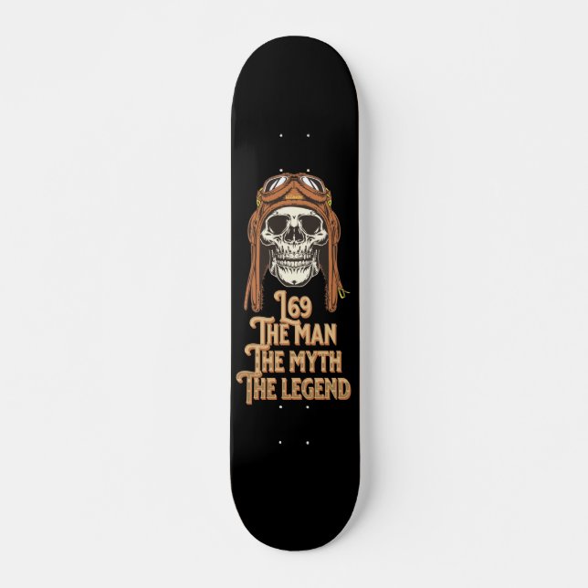 L69 MÄNNISKAN MYTH DEN LEGEND Skateboard (Framsida)