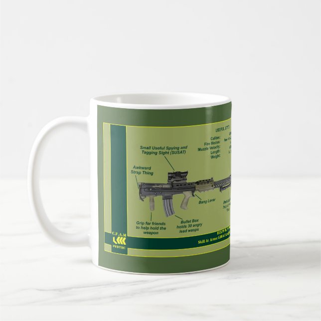 L86A2-beskrivning mugg (Vänster)
