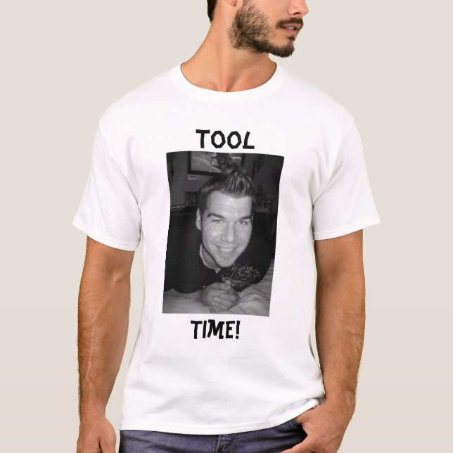 l_a402a4d0b0fbc1c2eb306160ff67cc99 verktyg, Time! T Shirt (Framsida)