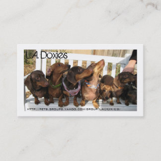 L.A.Doxies [Rufus] Visitkort