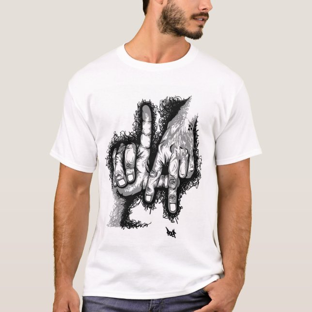 L.A. Händer T Shirt (Framsida)