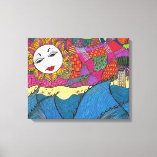 L.A. Sunset ~ Giclee Kanvastryck