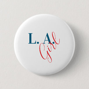 L. A. Tjej Los Angeles Modern Minimalist Enkel Knapp