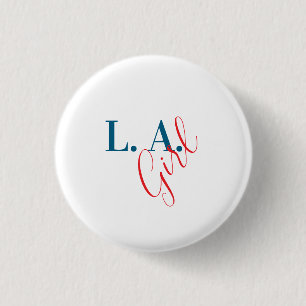 L. A. Tjej Los Angeles Modern Minimalist Enkel Knapp