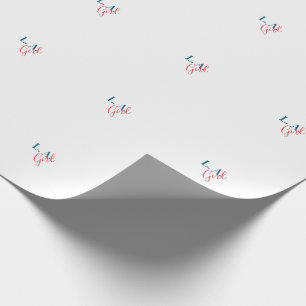 L. A. Tjej Los Angeles Modern Minimalist Enkel Presentpapper